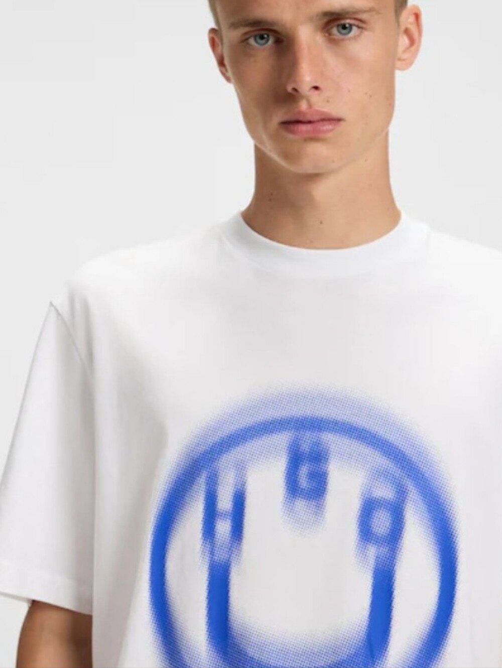 HUGO Graphic Smiley Face Tee